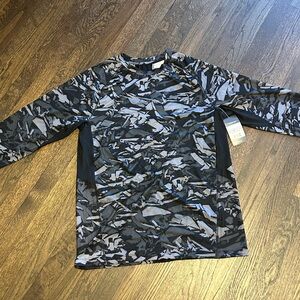 Grey camouflage Russell long-sleeve